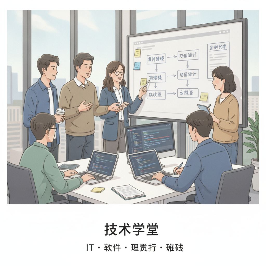 软件开发团队讨论需求