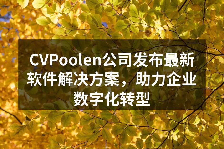 CVPoolen软件发布会现场精彩瞬间