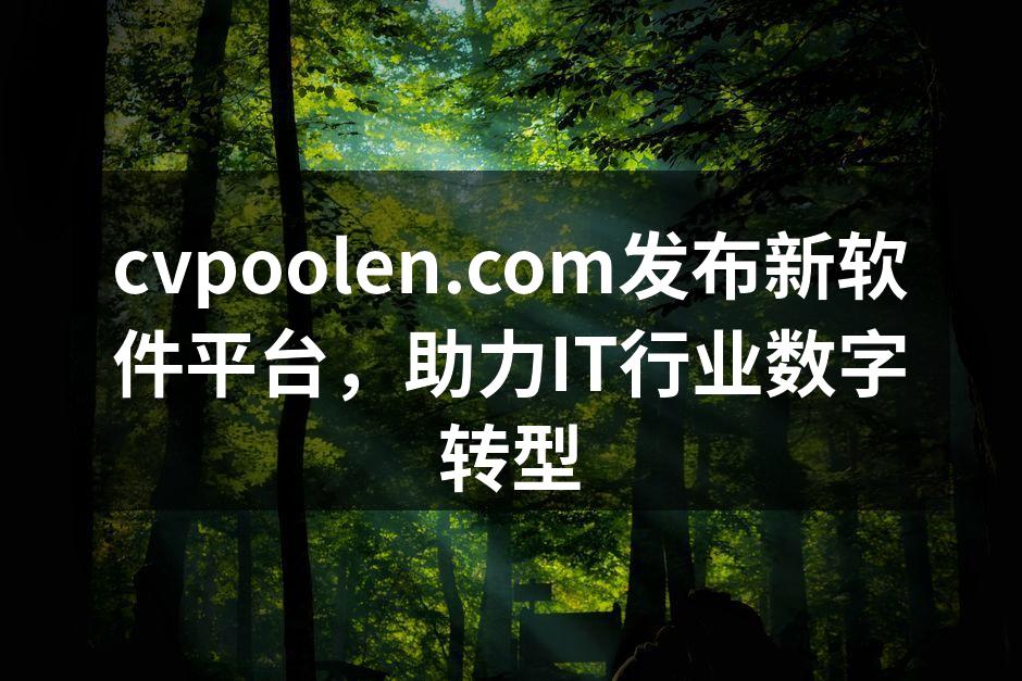 cvpoolen新平台发布会现场