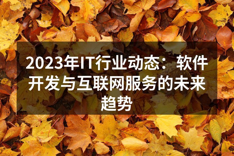 IT行业技术创新的崛起
