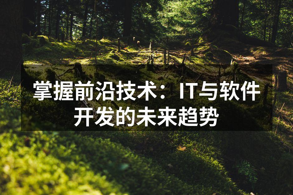 AI正改变软件开发的未来